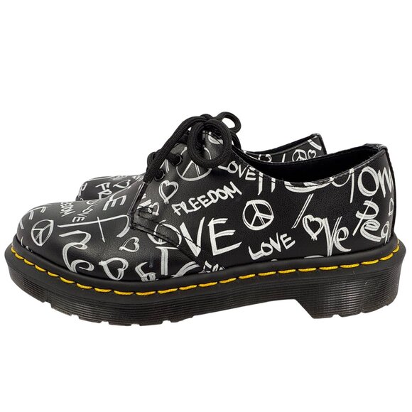 Dr. Martens 1461 Script Smooth Leather Oxford Shoes Size EU 37 US W 6 RARE! - Picture 6 of 12